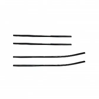 Cnleague Black Chrome Lower Window Garnish for Hyundai Creta 2020 Onwards