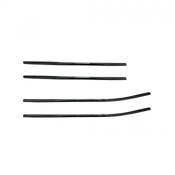 Cnleague Black Chrome Lower Window Garnish for Hyundai Creta 2020 Onwards