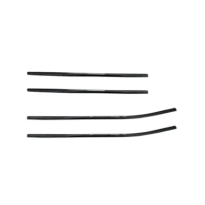 Cnleague Black Chrome Lower Window Garnish for Hyundai Creta 2020 Onwards