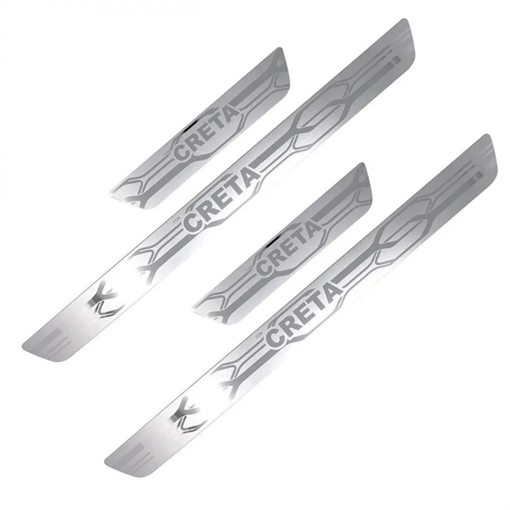 Galio Hyundai Creta 2015 Onwards Stainless Steel Sill Plate Guards 