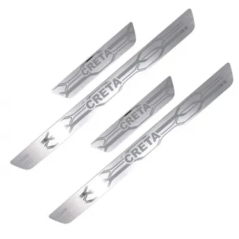 Galio Hyundai Creta 2015 Onwards Stainless Steel Sill Plate Guards 