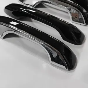 Cnleague Black with Chrome Door Handle Cover for Hyundai New Creta, Creta EV, Alcazar Cnleague Black with Chrome Door Handle Cover for Hyundai New Creta, Creta EV, Alcazar