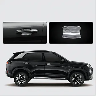Cnleague Finger Guard Bowl Chrome for Hyundai Creta 2020 Onwards 