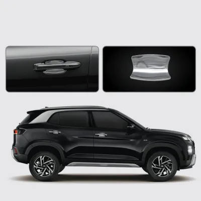 Cnleague Finger Guard Bowl Chrome for Hyundai Creta 2020 Onwards Cnleague Finger Guard Bowl Chrome for Hyundai Creta 2020 Onwards