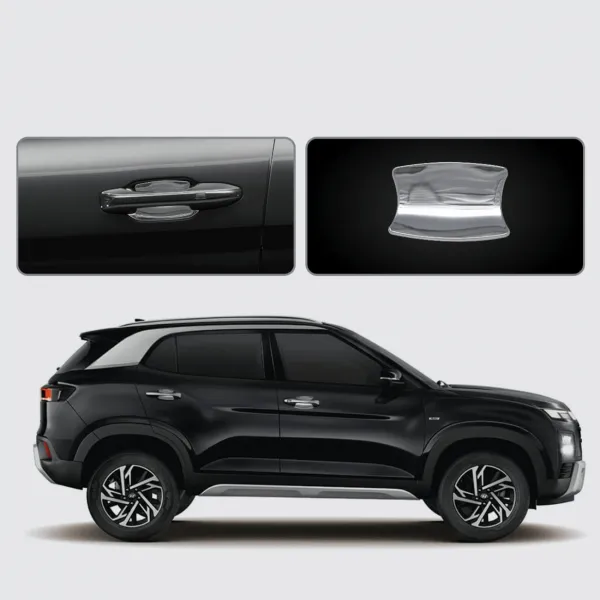 Cnleague Finger Guard Bowl Chrome for Hyundai Creta 2020 Onwards 