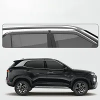 Galio Hyundai Creta 2020 Onwards Window Door Visor with Chrome Line Galio Hyundai Creta 2020 Onwards Window Door Visor with Chrome Line