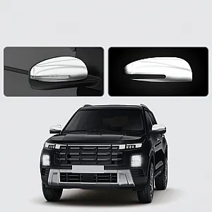 Galio Hyundai Creta 2020 Onwards ORVM Chrome Cover - With Indicator Cut