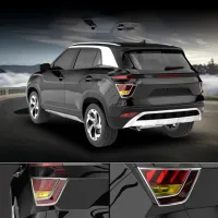 Galio Tail Lamp Chrome Garnish for Hyundai Creta 2020-24
