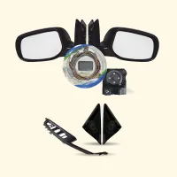 Motorized Auto Folding OEM Side Mirror Kit for Hyundai Creta 2024 Onwards - Glossy Black Motorized Auto Folding OEM Side Mirror Kit for Hyundai Creta 2024 Onwards - Glossy Black