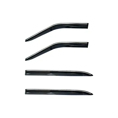 Galio Hyundai Exter 2023 Onwards Window Door Visor with Chrome Line