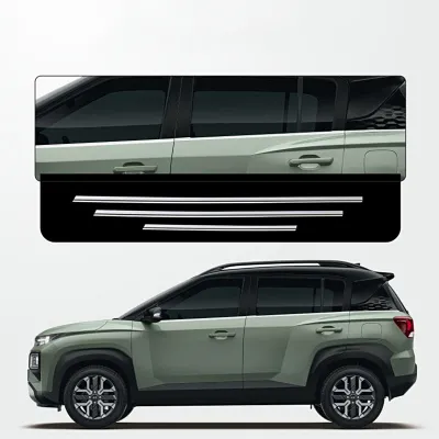Cnleague Lower Window Chrome Garnish for Hyundai Exter 2023 Onwards