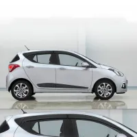 Galio Black Door Visor for Hyundai i10 Grand 2014-2019