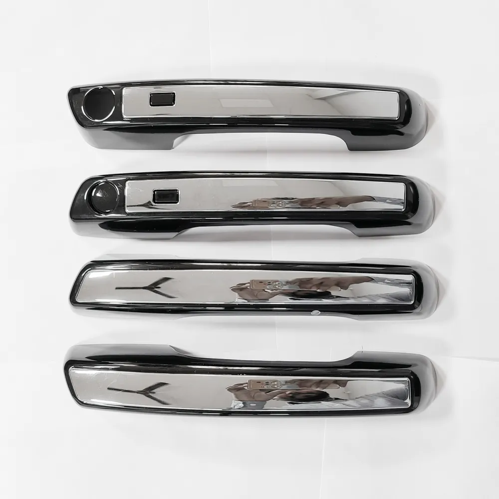 Cnleague Black with Chrome Door Handle Cover for Hyundai Venue 2019-25