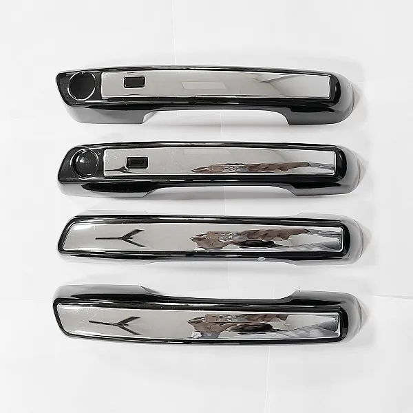 Cnleague Black with Chrome Door Handle Cover for Hyundai Venue 2019-25