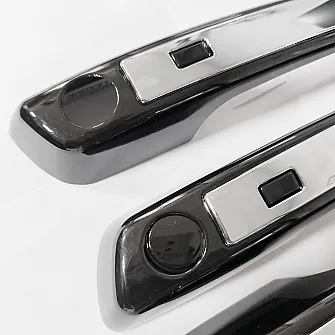 Cnleague Black with Chrome Door Handle Cover for Hyundai Venue 2019-25
