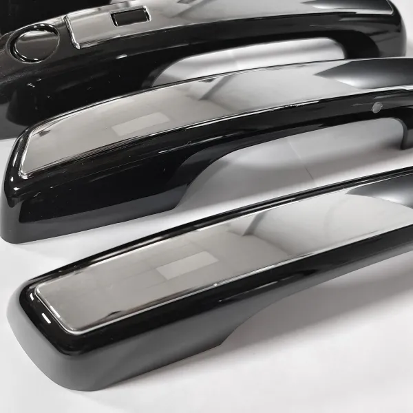 Cnleague Black with Chrome Door Handle Cover for Hyundai Venue 2019-25