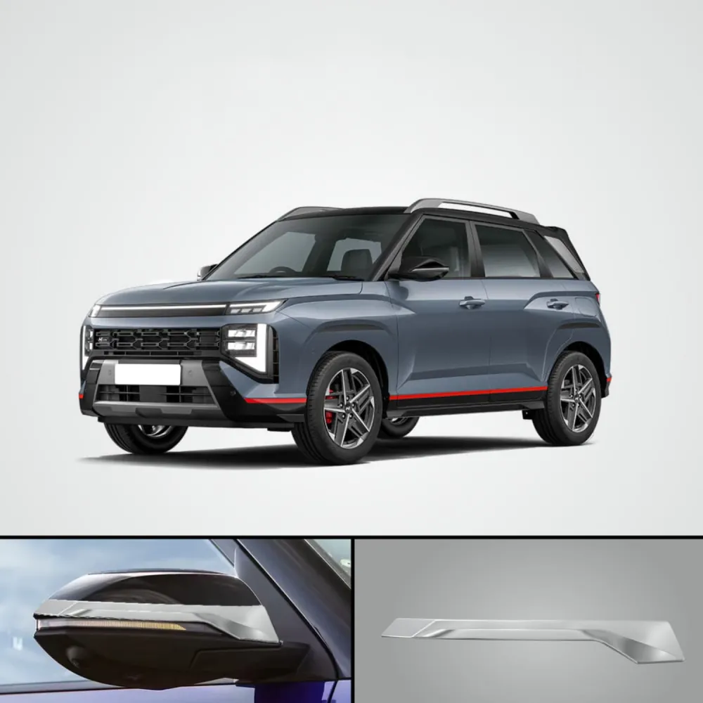 GFX Side Mirror Chrome Trim Garnish for Hyundai Venue 2025 Onwards