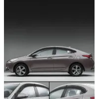 Galio Chrome Line Door Visor for Hyundai Verna 2017-2023