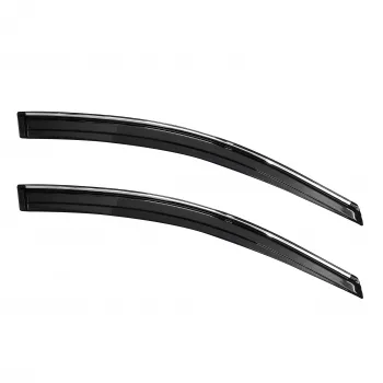 Galio Hyundai Verna 2011-17 Window Door Visor with Chrome Line