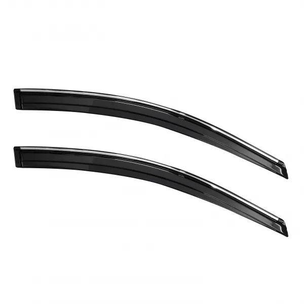 Galio Hyundai Verna 2011-17 Window Door Visor with Chrome Line