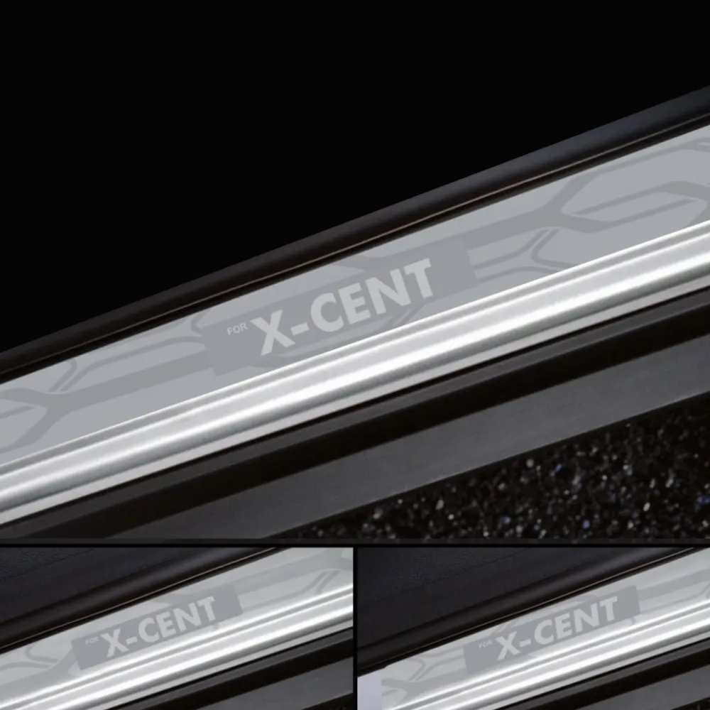 Galio Stainless Steel Door Sill Guards for Hyundai Xcent 2013 Onwards