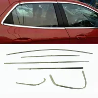 Hyundai i20 2008-2012 Full Window Chrome Garnish Trims (Set Of 6Pcs.) Hyundai i20 2008-2012 Full Window Chrome Garnish Trims (Set Of 6Pcs.)