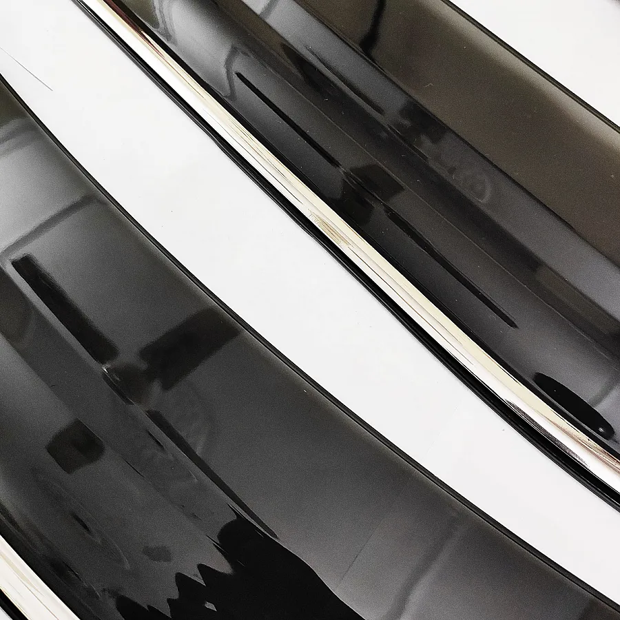 Cnleague Chrome Line Door Visor for Toyota Fortuner 2009-2015
