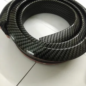 Car Rear Roof/Trunk Spoiler Wing Lip For Sedan Car in Glossy Stylish Carbon Fiber Finish - High Quality Material