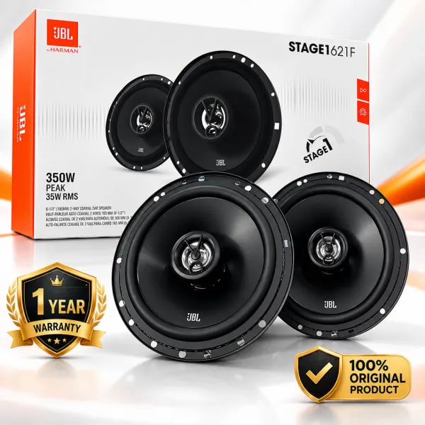 Original JBL Stage 1 621F | 6.5-Inch 2-Way Coaxial Car Speaker (350W Peak / 35W RMS)