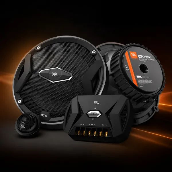 Original JBL GTO609C 6.5-Inch 2-Way Component Car Speakers – 270W Peak