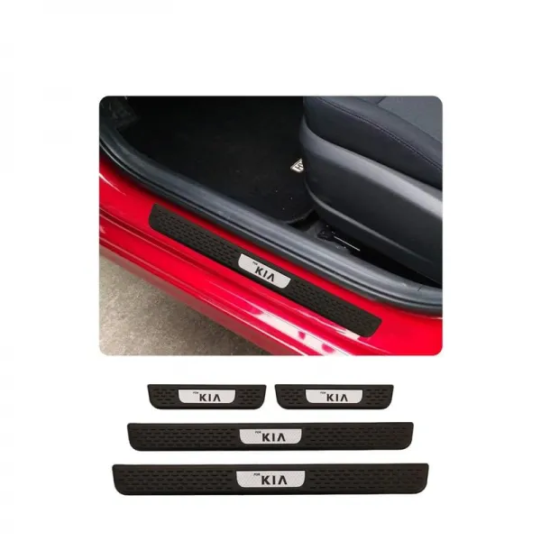 Sill Plate Door Foot Step ABS For Kia All Cars