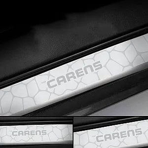Galio Stainless Steel Sill Plate Guards for Kia Carens 2022 Onwards 