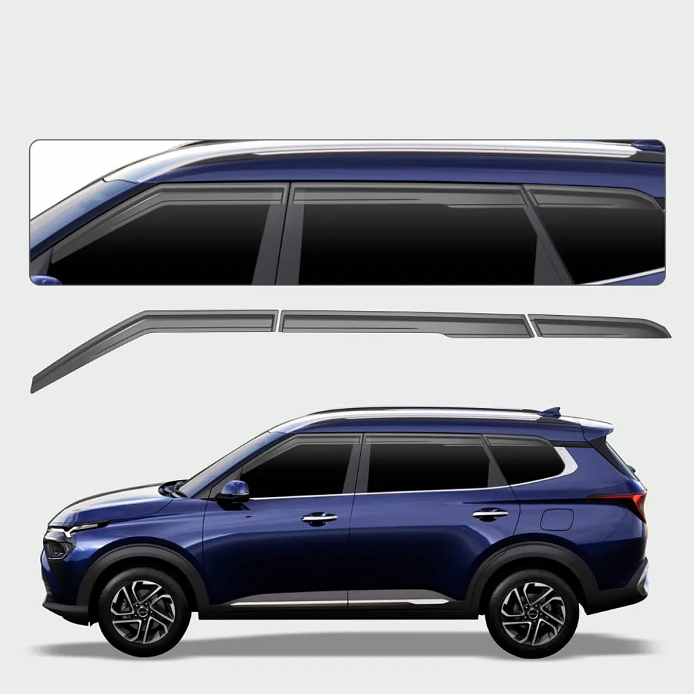 Galio Black Door Visor for Kia Carens 2022 Onwards