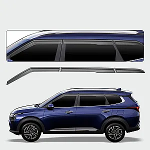 Galio Black Door Visor for Kia Carens, Clavis, Clavis EV