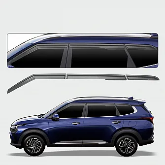 Galio Black Door Visor for Kia Carens, Clavis, Clavis EV