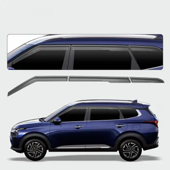 Galio Black Door Visor for Kia Carens 2022 Onwards