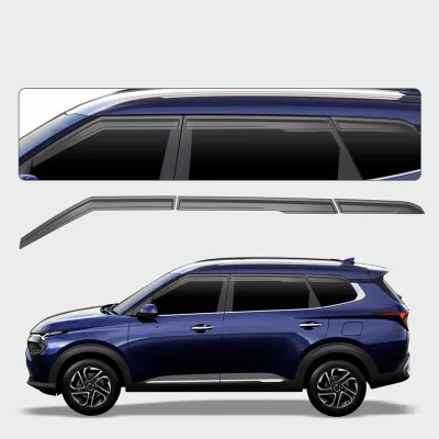 Galio Black Door Visor for Kia Carens 2022 Onwards Galio Black Door Visor for Kia Carens 2022 Onwards