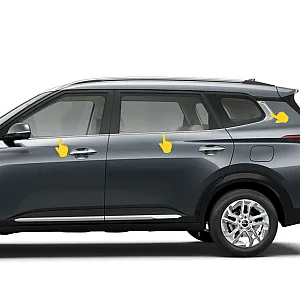 Cnleague Lower Window Chrome Garnish for Kia Carens Clavis 2025 Onwards Cnleague Lower Window Chrome Garnish for Kia Carens Clavis 2025 Onwards