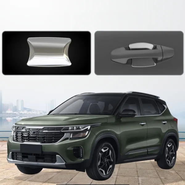 Galio Kia Seltos 2019 Onwards Finger Guard/Bowl Chrome
