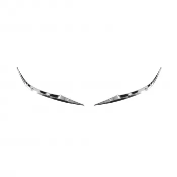 Cnleague Head Lamp Chrome Garnish for Kia Seltos 2019-23 