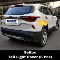 Tail Lamp Chrome Garnish for Kia Seltos 2019-2023 Tail Lamp Chrome Garnish for Kia Seltos 2019-2023