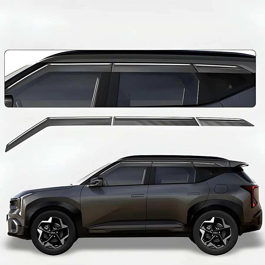 Galio Chrome Line Door Visor for Kia Seltos 2026 Onwards