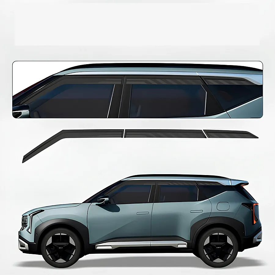 Galio Black Door Visor for Kia Seltos 2026 Onwards