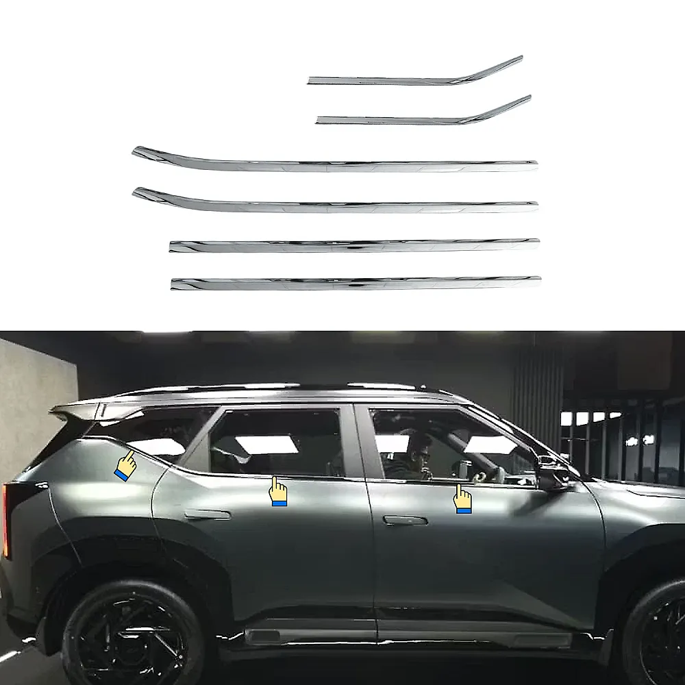 Galio Lower Window Chrome Garnish for Kia Seltos 2026 Onwards