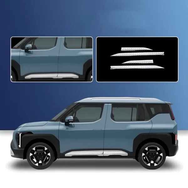 Cartrix Side Door Cladding for Kia Syros 2025 Onwards - Full Chrome Cartrix Side Door Cladding for Kia Syros 2025 Onwards - Full Chrome