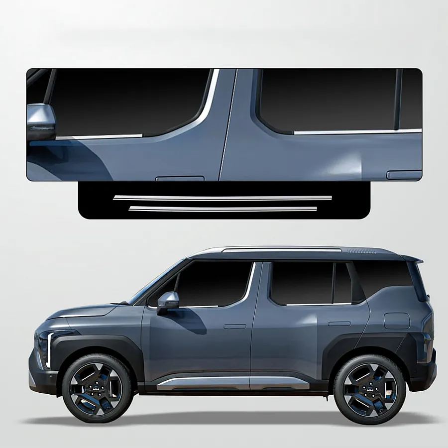 Lower Window Chrome Garnish for Kia Syros 2025 Onwards