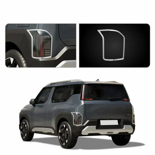 Tail Lamp Chrome Garnish for Kia Syros 2025 Onwards Tail Lamp Chrome Garnish for Kia Syros 2025 Onwards