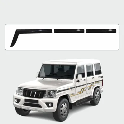 Galio Black Door Visor for Mahindra Bolero 2011 Onwards Galio Black Door Visor for Mahindra Bolero 2011 Onwards