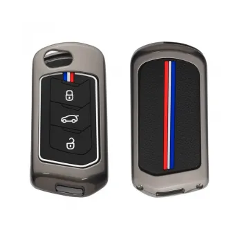 Metal key Cover For Mahindra Scorpio N, Thar 2020, Thar Roxx, XUV 3X0, XUV 700, XUV 7XO, XUV 400, Bolero Neo, Bolero 2020, Scorpio Classic - MHD-A3