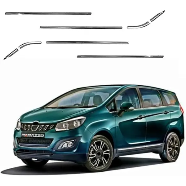 Lower Window Chrome Garnish Trims for Mahindra Marazzo Lower Window Chrome Garnish Trims for Mahindra Marazzo